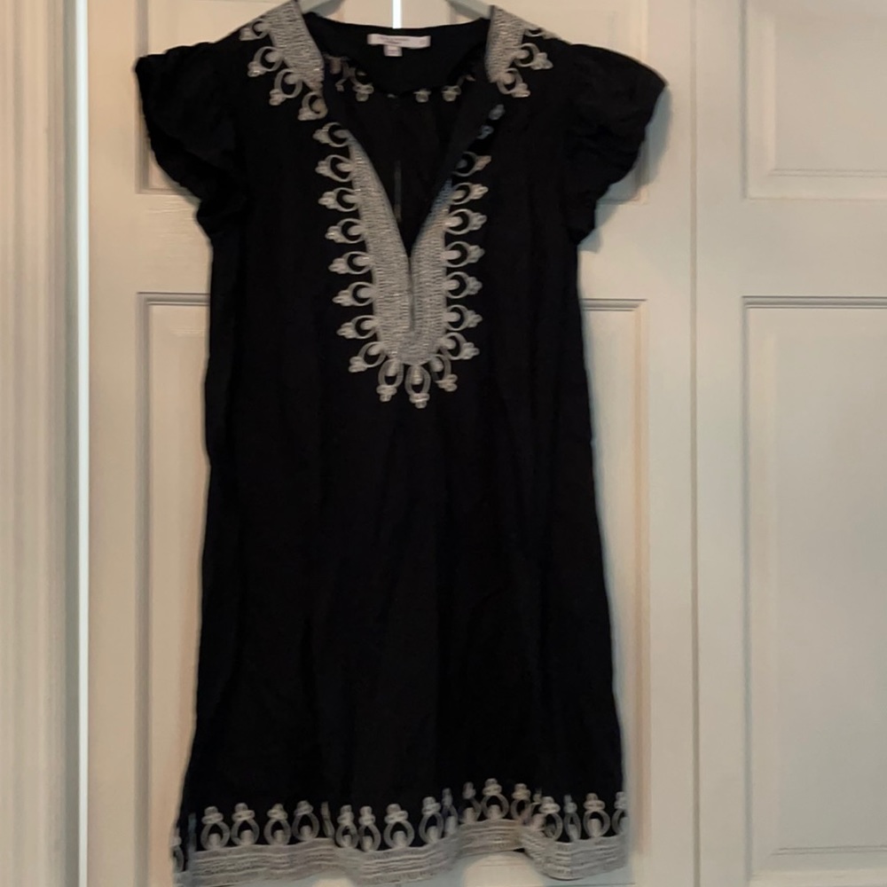Calypso st Barth black sundress with silver